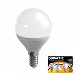 LAMPADA LED GLOBO E14 W 3,8 2700K    Pz 3 DURACELL