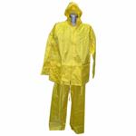 IMPERMEABILE GIACCA+PANTALONI NIAGARA GIALLO L