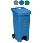 BIDONE URBAN QUADRO C/PEDALE BLU     l 80 STEFANPL