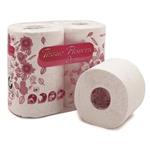 CARTA IGIENICA 3V FLOWERS PREMIUM      Pz 4 CELTEX