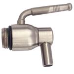 RUBINETTO FUSTO ALIMENTI 1/2" FISSO INOX SALVAGOC.