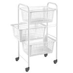 CARRELLO P.3 SAN DIEGO      cm 30x38 h 68 METALTEX