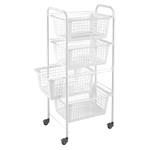 CARRELLO P.4 MIAMI          cm 30x38 h 83 METALTEX