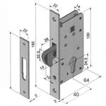 SERRATURA INF.LEGNO              026.60.00.0 WELKA