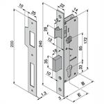 SERRATURA INF.LEGNO              015.80.00.0 WELKA