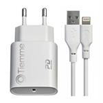 CARICABATTERIE 1 USB-C CAVO            3647 TIEMME