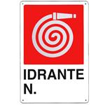 CARTELLO IDRANTE                  20x 30 PLASTICA