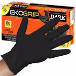 GUANTI NITRILE EKO GRIP DARK POWDER FREE Pz 50 M