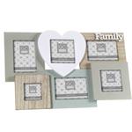 PORTAFOTO MULTIPLO FAMILY CUORE    cm 45x30 GCHOME