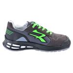 SCARPE EGON GRIGIO/VERDE BASSE 39       S1P UPOWER