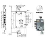 SERRATURA SIC.QUINTUPL.CIL.E63     RCE664/280 MOIA