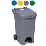 BIDONE URBAN QUADRO C/PEDALE BLU     l 60 STEFANPL