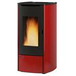 TERMOSTUFA PELLET MARINA IDRO  BORDEAUX EXTRAFLAME