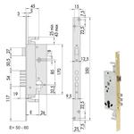 SERRATURA INFILARE FERRO           52526-50-0 CISA