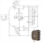 SERRATURA SIC.QUINTUPLICE SX CIL.     2300PE MC CR