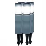 LAMPADA SOLARE LED SQUARE INOX Pz 4 GL1073 MAXIMUS