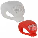 LUCE BICICLETTA LED SILICONE           Pz 2 DUNLOP