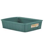 CESTINO ELEGANCE GREEN      cm 25x19 h  6 STEFANPL