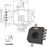 SERRATURA SIC.TRIPLICE SX CIL.           A454 MOIA