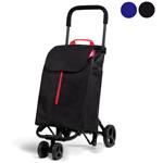 CARRELLO SPESA TWIN NERO     l 50 52x39 h  95 GIMI