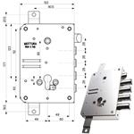 SERRATURA SIC.TRIPLICE               89B51 MOTTURA