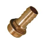 RACCORDO OTTONE SEMPLICE M 3/8"  mm 10