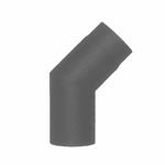 GOMITO ACCIAIO 45^ 8 GRIGIO         2MM PELLET ALA