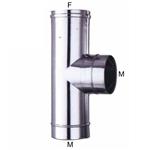 GOMITO T INOX 25 LATERALE M                    ALA