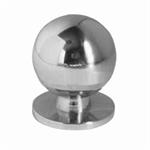 POMOLO SFERA GHIERA OTTONE CROMATO mm 20