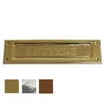 BUCA LETTERE OTT BRONZATO mm 235x 60